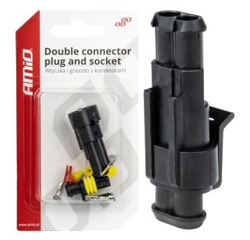 Kostka złącze wtyk hermertyczny 2 PIN