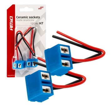 Kostki ceramiczne kątowe H7 gniazdo wtyczka