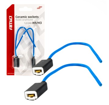 Kostki ceramiczne proste H1 H3 gniazdo wtyczka AMIO-03050