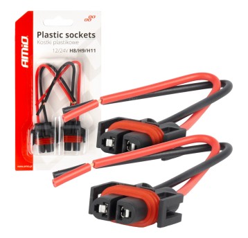 Kostki ceramiczne proste H8 H9 H11 gniazdo wtyczka