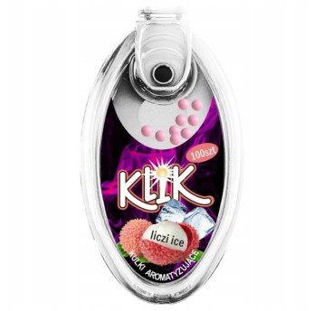 Kulki aromatyzujące KLIK liczi ice (100szt.)