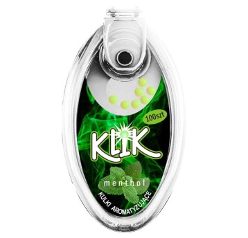 Kulki aromatyzujące KLIK menthol (100szt.)