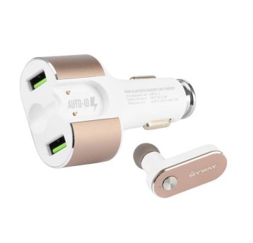 Ładowarka MYWAY 12/24V 2xUSB +Słuchawka BT