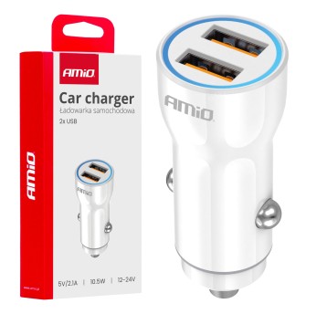 Ładowarka samochodowa 2x USB-A