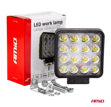 Lampa robocza AWL05 16 LED FLAT 9-60V