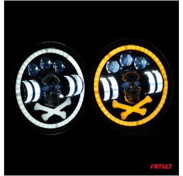 Lampa robocza LED SKULL czaszka dodatkowa ozdobna
