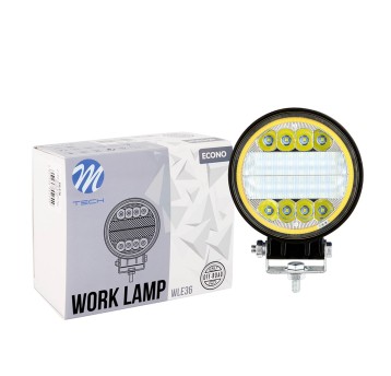 Lampa Robocza M-TECH ECONO 4" 38xSMD3030 + Halo - Round 38W 10-30V Spot