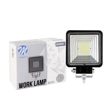 Lampa Robocza M-TECH ECONO 4" 49xSMD3030 - Square 49W 10-30V Flood