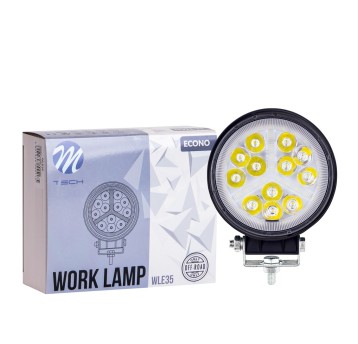 Lampa Robocza M-TECH ECONO WLE35 - 4" 47xSMD3030 - Round 54W 12-30V Combo