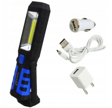 & Lampa warsztatowa LED COB Inspekcyjna AKU