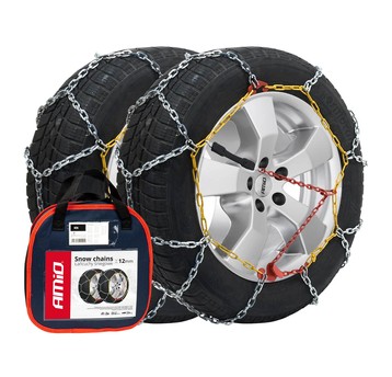 Łańcuchy śniegowe 12 mm KN-50 AMIO-02110