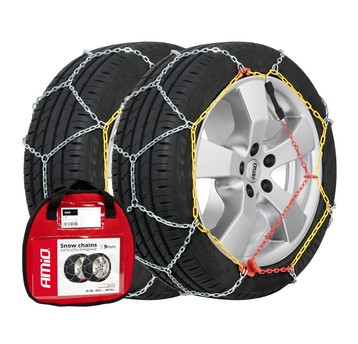 Łańcuchy śniegowe Ö-Norm 9mm + BAG KNS-120 AMIO-02321