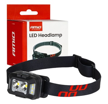 Latarka czołowa aku 2xXPG+10SMD 1800mAh SUP.BRIGHT