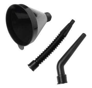 Lejek do paliwa cieczy benzyny 3 częściowy czarny