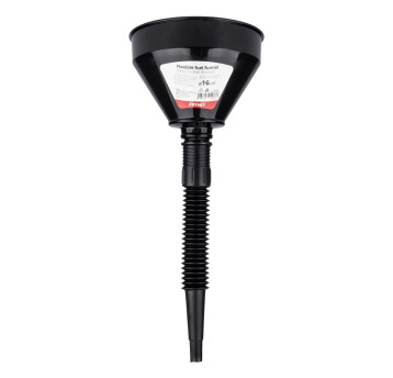 Lejek elastyczny czarny uniwersalny z sitkiem do paliwa cieczy wody 16 cm