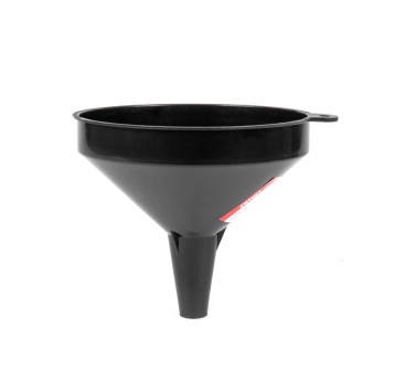 Lejek plastikowy czarny uniwersalny do paliwa cieczy wody 10 cm