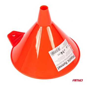 Lejek plastikowy uniwersalny mały do paliwa cieczy wody 14 cm