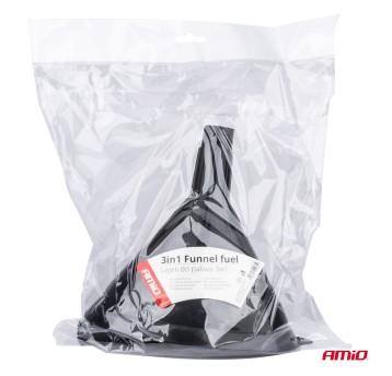 Lejek uniwersalny plastikowy z sitkiem 3 częściowy eliptyczny 14 cm