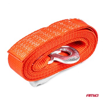 Lina holownicza linka do holowania taśmowa 7000 kg 60 mm 5 m hak + ucho