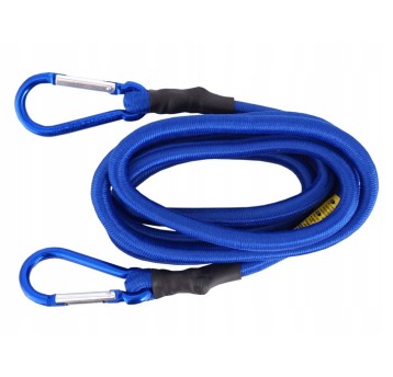 Linka elastyczna z karabinkami 10mm x 180 cm