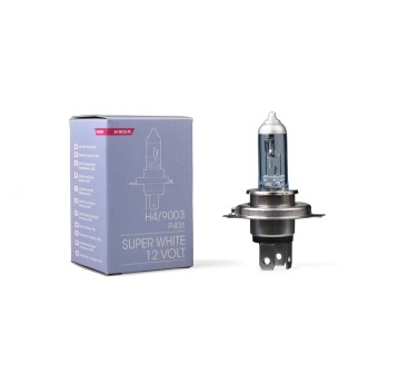 M-TECH SuperWhite H4 9003 HB2 12V 60/55W P43t