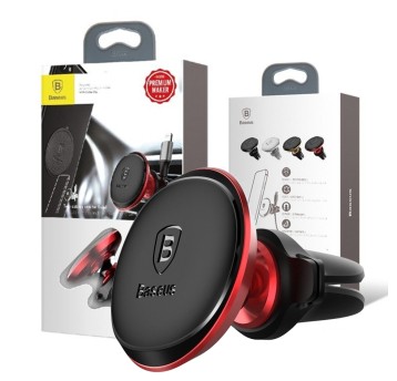 Mag. uchwyt samochodowy do kratki Baseus RED