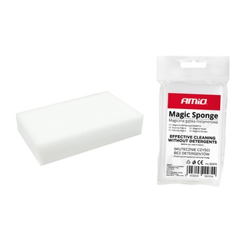 Magiczna gąbka uniwersalna czyszcząca melaminowa MS-01 AMIO-02474