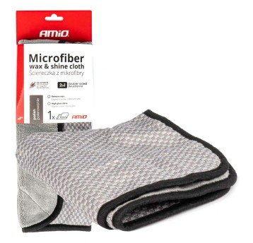 Mikrofibra ścierka 2w1 do polerowania i nabłyszczania samochodu 40x40 cm 600 g