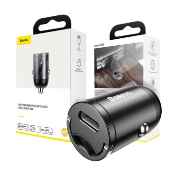 Mini ład. Baseus Tiny USB-C QC 4.0+ PD 30W szara