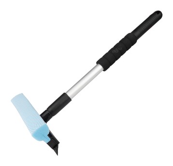 Myjka do szyb okien luster + ściągaczka do wody teleskopowa aluminiowa 46/70 cm AMIO-03854