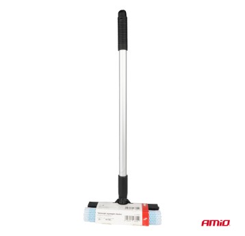 Myjka do szyb okien luster + ściągaczka do wody teleskopowa aluminiowa 59/100 cm