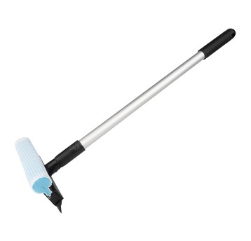 Myjka do szyb okien luster + ściągaczka do wody teleskopowa aluminiowa 59/100 cm AMIO-03855