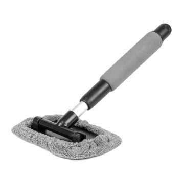 Myjka do szyb okien luster teleskopowa prostokątna mikrofibra 30,5/46 cm