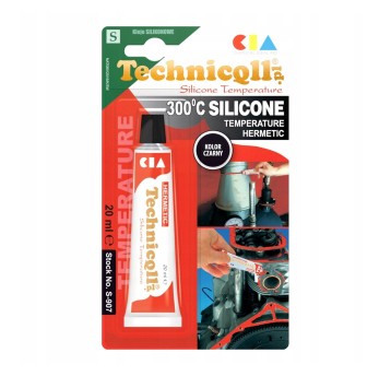 NM Silikon Wysokotemperaturowy 20ml czarny