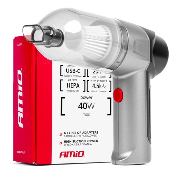 Odkurzacz samochodowy bezprzewodowy 3,8 kPa VC-03