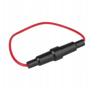 Oprawa bezpiecznika szklanego 32mm z przewodem