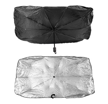 Osłona na szybę 140x79cm przeciwsłoneczna parasol AMIO-02906