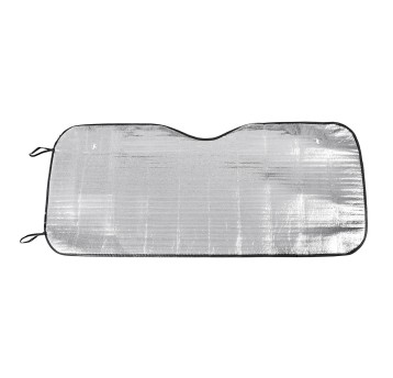 Osłona przeciwsłoneczna srebrna - 145x70 cm