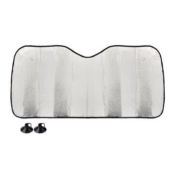 Osłona przeciwsłoneczna srebrna - 150x80 cm