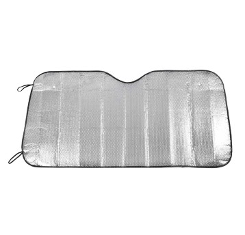 Osłona przedniej szyby srebrna - 130x60 cm