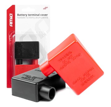 Osłony nakładki na klemy akumulatora 2szt. AMIO-03080
