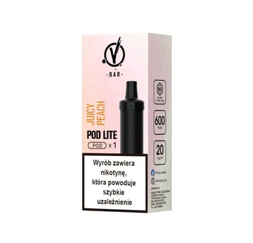 PAP KARTRIDŻ VBAR LITE 20MG.(Juicy Peach)