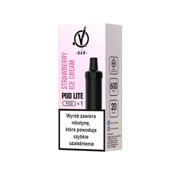 PAP KARTRIDŻ VBAR LITE 20MG.(Strawberry Ice Cream)