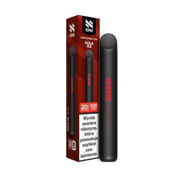 Papieros jednorazowy 2ml N-ONE 20mg 600+ (Cola Ice)