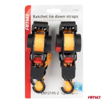 Pas transportowy z automatycznym zwijaczem 200kg 18mm 2m S-TYPE