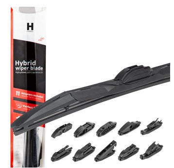 Pióro wycieraczki AMiO Hybrid multiconnect 16" 400mm 40cm 11 adapterów AMIO-02203
