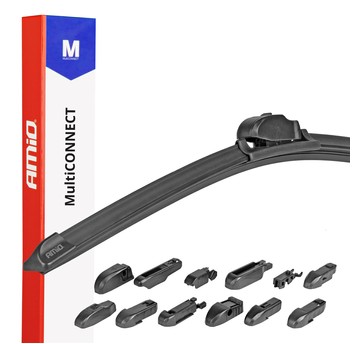 Pióro wycieraczki AMiO Multiconnect 19" 480mm 12 adapterów AMIO-01194