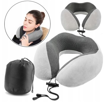Poduszka podróżna turystyczna Zagłówek Rogal na szyję do samolotu samochodu