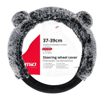 Pokrowiec nakładka na kierownicę samochodową SWC-55-M 37-39cm AMIO-04165