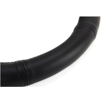Pokrowiec skórzany nakładka na kierownicę samochodową L 39-41cm AMIO-01767